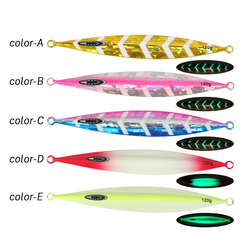 TOLU Metal Jig Slow Pitch – Señuelo para pesca mar profundo y agua salada - imagen 3