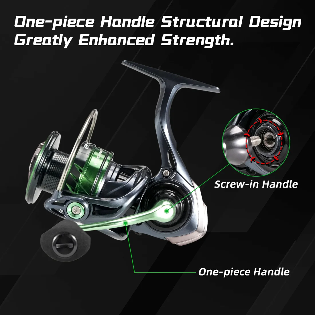 SeaKnight WR4 – Carrette giratorio ultralight fibra carbono 9+1