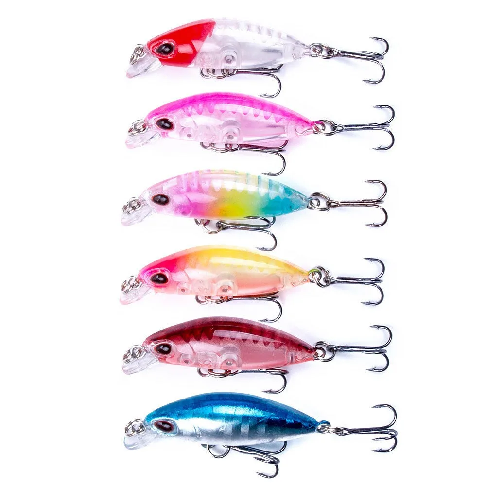Señuelo Mini Minnow de hundimiento lento para lubina y lucio - imagen 4
