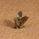 Estatua decorativa de latón mini águila de alas abiertas - imagen 2
