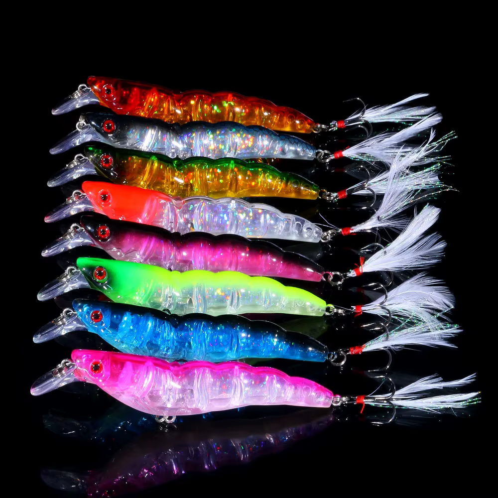 Señuelo Minnow Shrimp Rígido para Trucha Agua Dulce - imagen 4