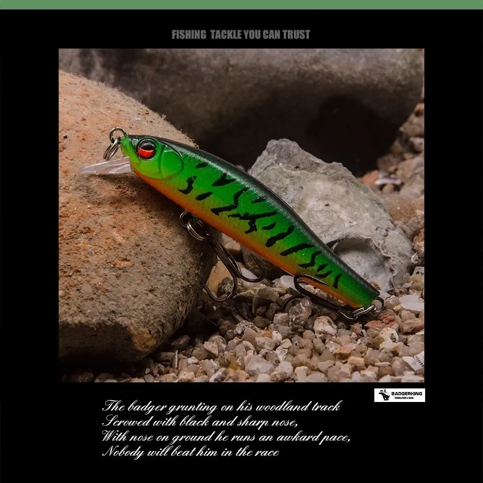 Señuelo Jerkbait Wobblers de Hundimiento Lento Minnow - imagen 3