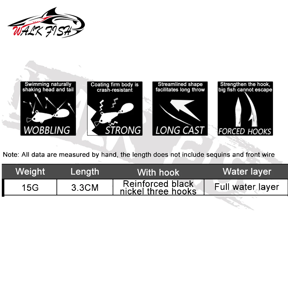 Walk Fish VIB, Cebo Giratorio para Lucio – 15g/3,3 cm - imagen 4