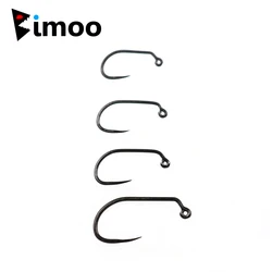 Anzuelos Jig Head sin púas Bimoo – Acero carbono para ninfas trucha
