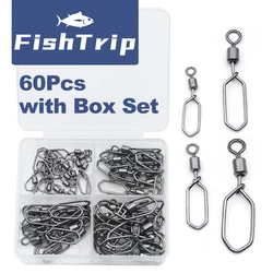 FishTrip Giratorios de Pesca Acero Inoxidable – Conectores Terminales