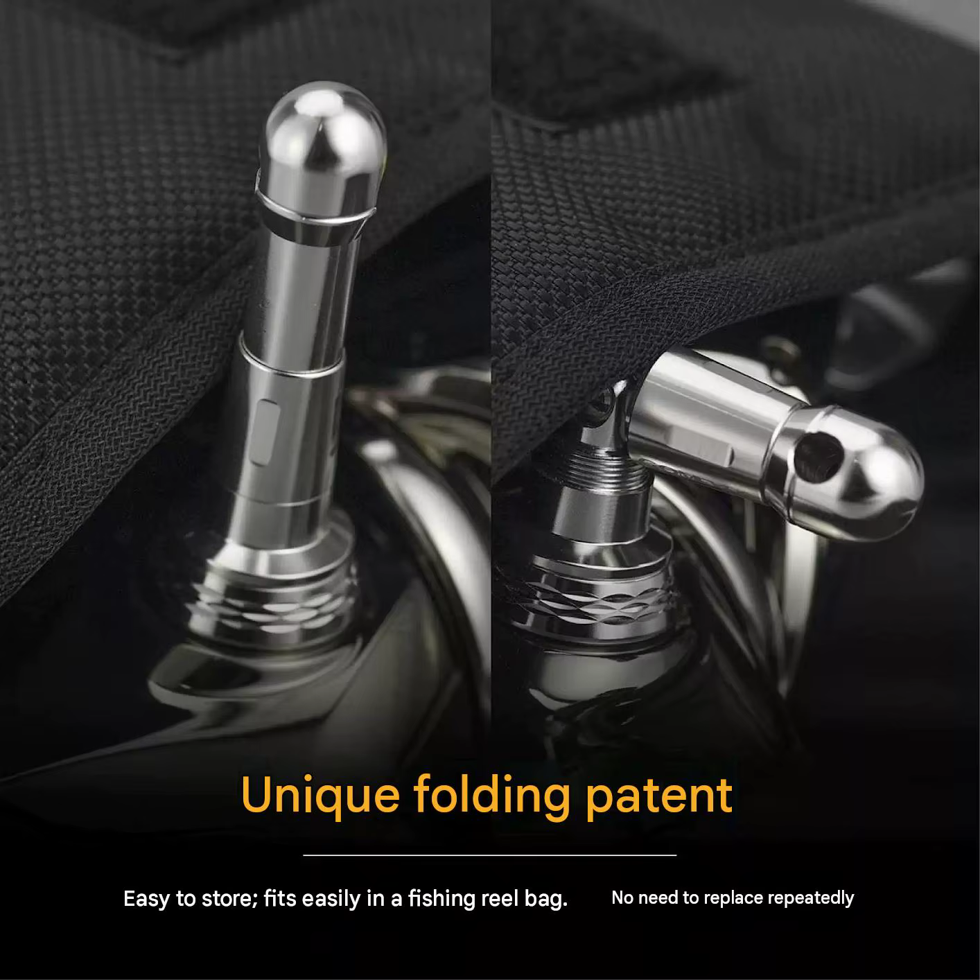 Gomexus Soporte antirayaduras pliable para carrete de spinning 48mm - imagen 3