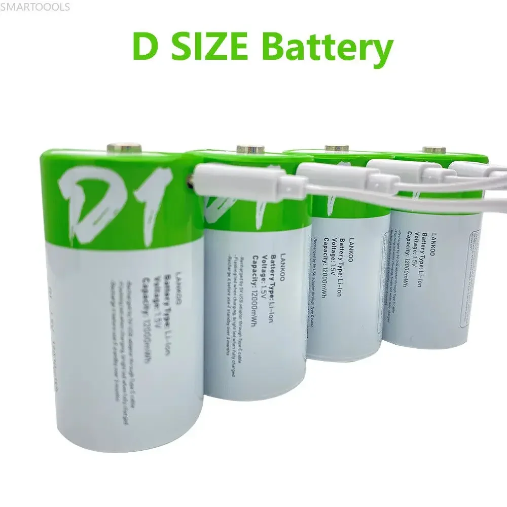 Baterías recargables USB tipo C Li-ion para cocina de gas - imagen 3