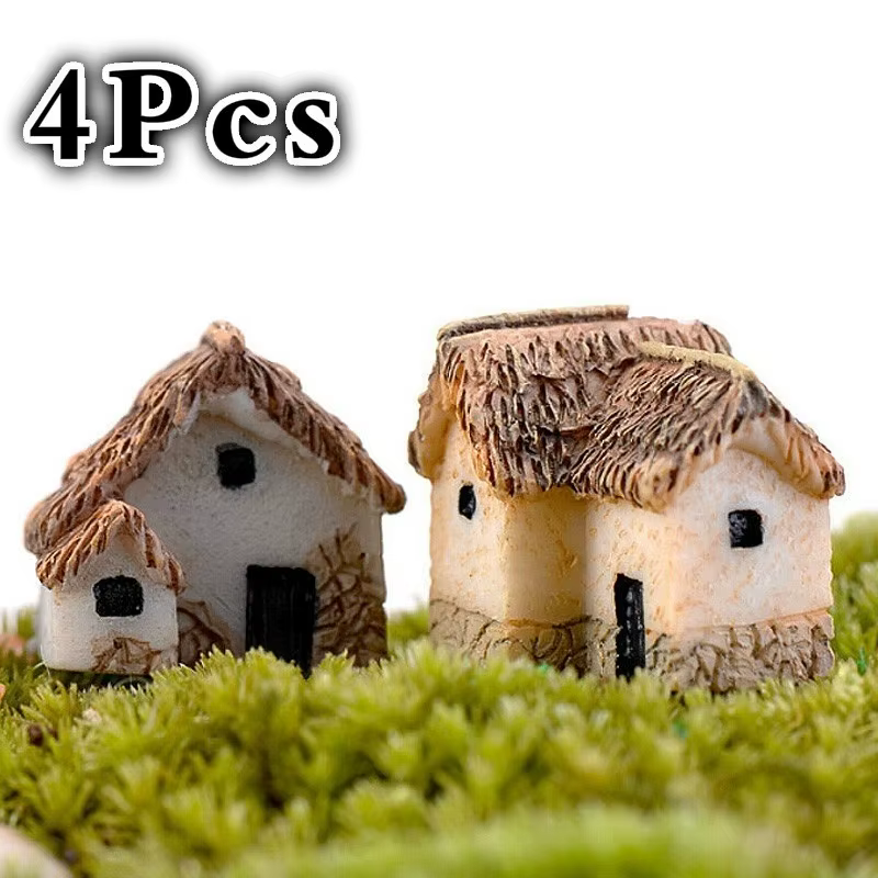 Hada de jardín decorativa en resina – Set de 4 unidades para exterior - imagen 4