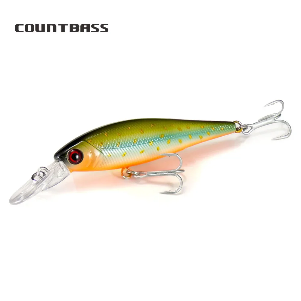 Wobbler Countbass Flotante 78mm – Señuelo minnow para pesca en agua salada - imagen 2