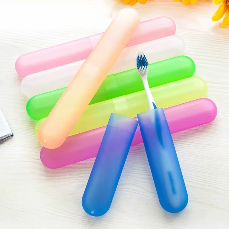Caja protectora para cepillo dental de viaje – Funda rígida para senderismo y camping - imagen 3