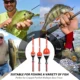 THKFISH Flotadores de balsa con resorte y lastre de plomo - imagen 2