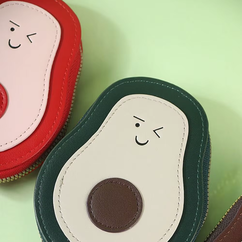 cartera tarjetas mini tres colores disponibles verde rojo cafe