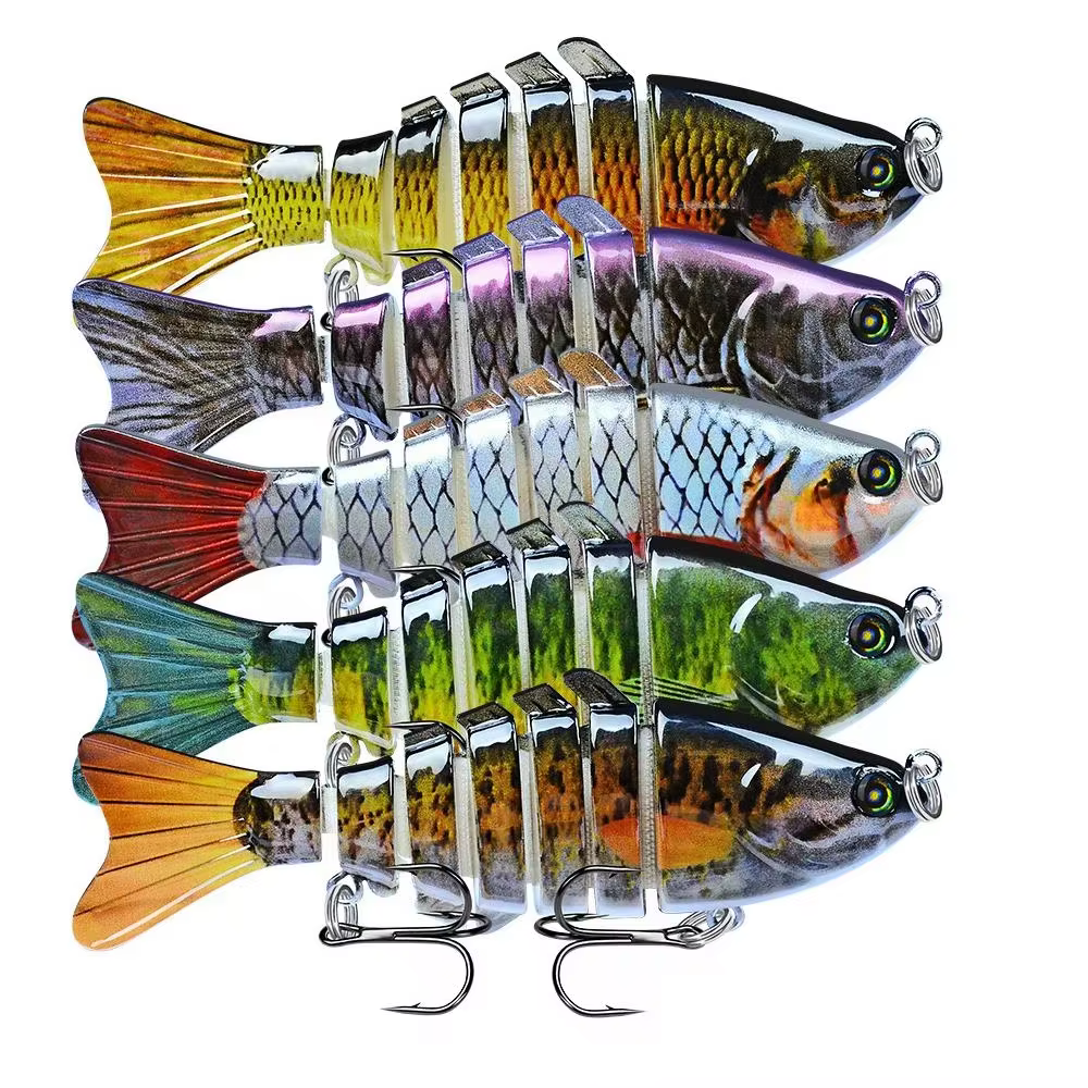 Señuelo articulado para lucio y black bass – Hundido y flotante - imagen 4