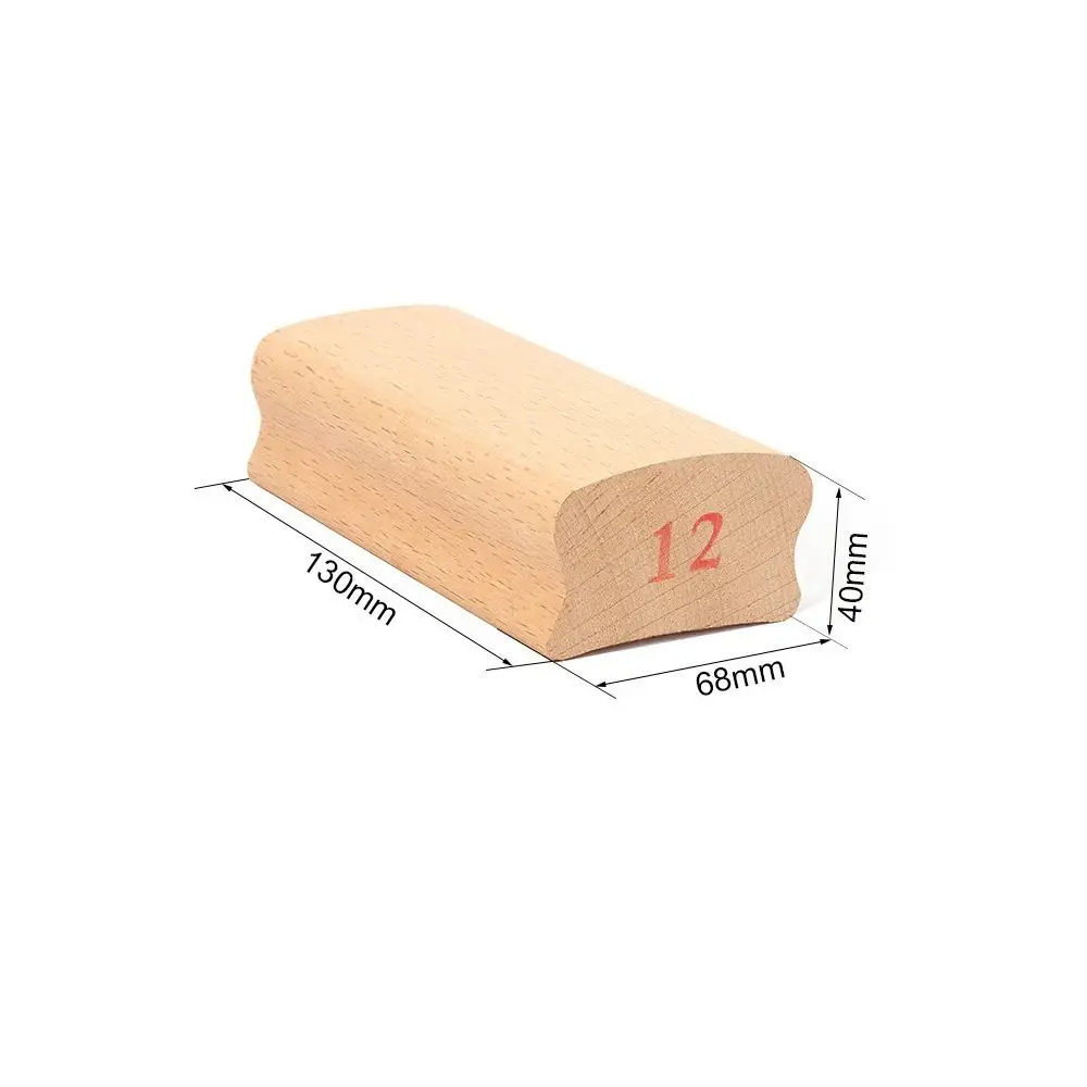 Bloque de lijado de radio de madera para trastes de guitarra - imagen 5