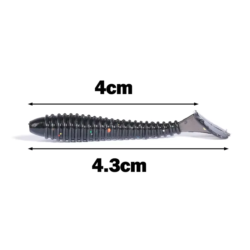 OUTKIT Señuelos Wobblers de vinilo para pesca deportiva lubina - imagen 4