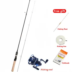 Caña ultraligera de carbono para trucha, micro spinning y casting
