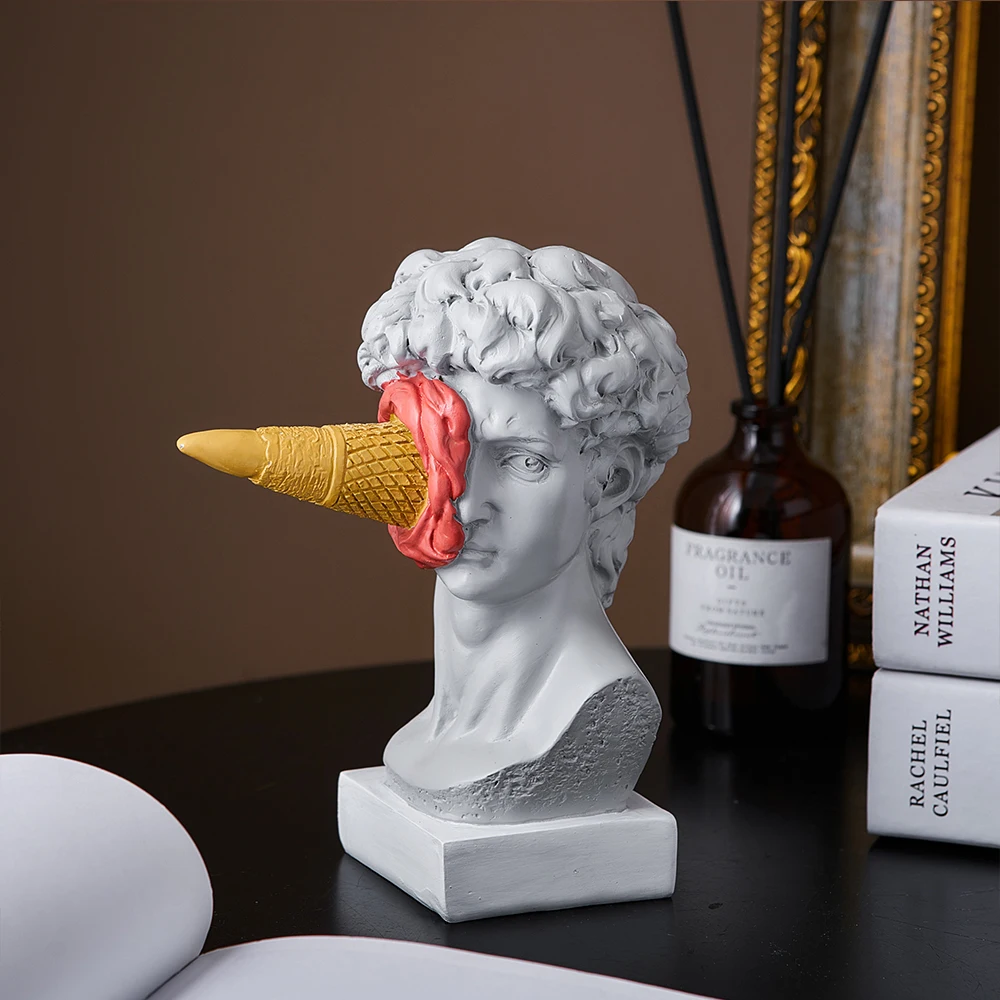 Figura nórdica moderna de David para escritorio y hogar pesca - imagen 3