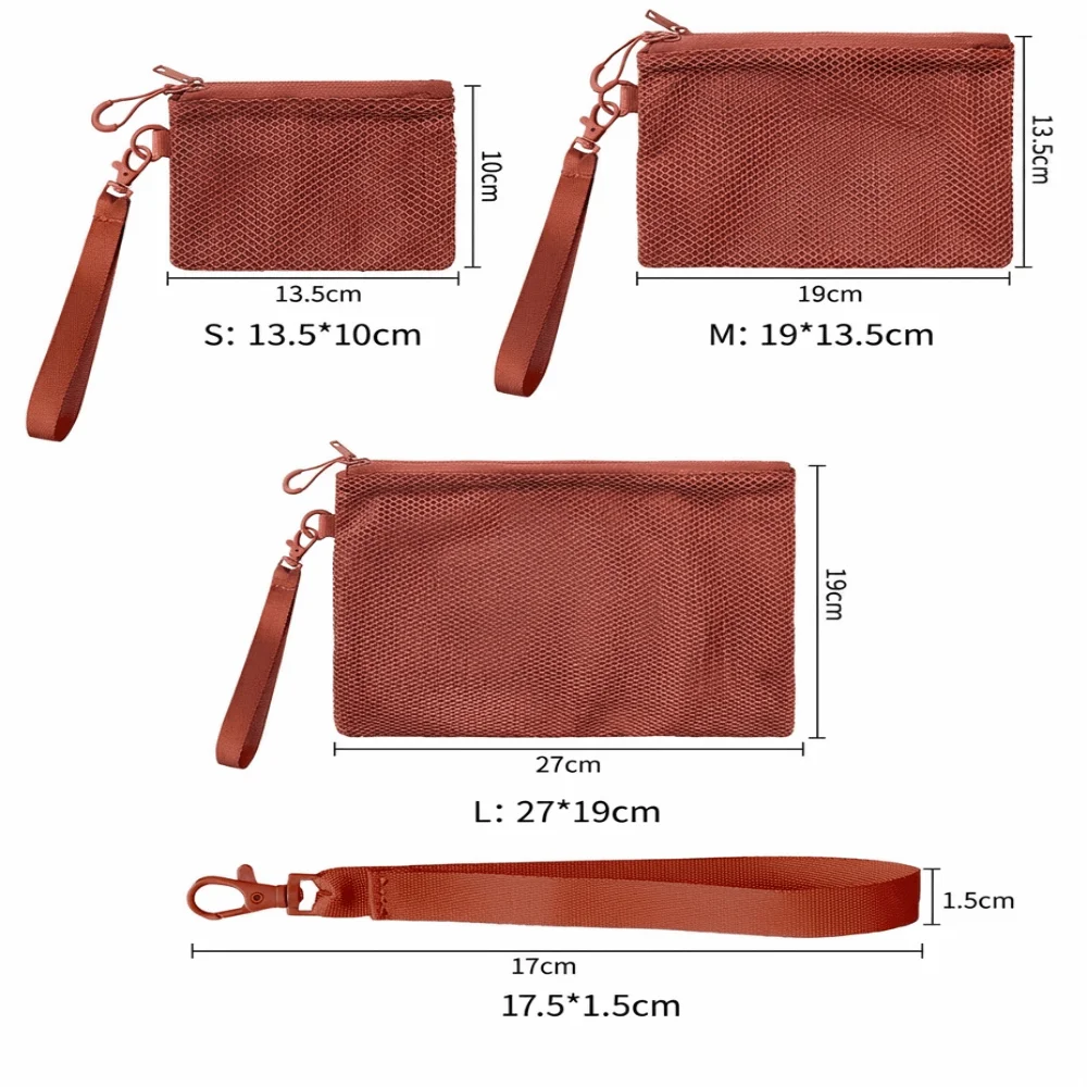 Bolsa de malla ligera para pesca con cremallera y poliéster - imagen 4