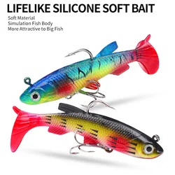Wobblers Swimbait señuelo silicona lubina 7,5 cm