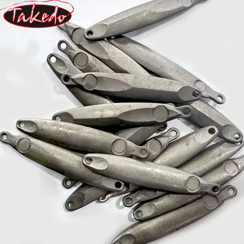 TAKEDO Señuelos de jigging de tungsteno tipo cuchara para lubina - imagen 5