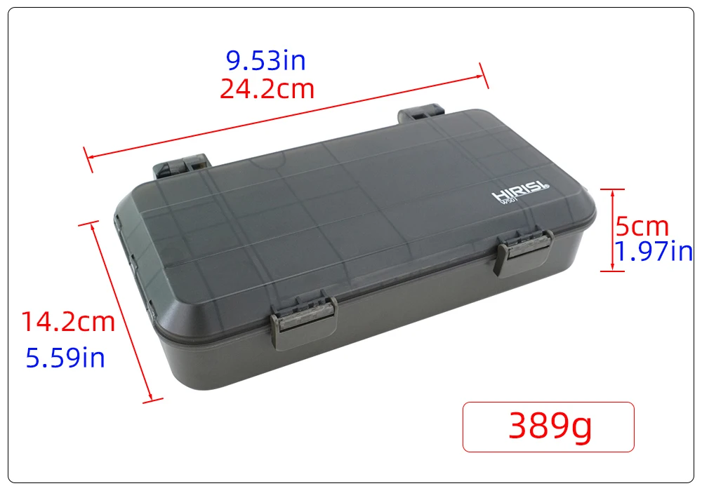 Estuche compacto para el cebo y terminales