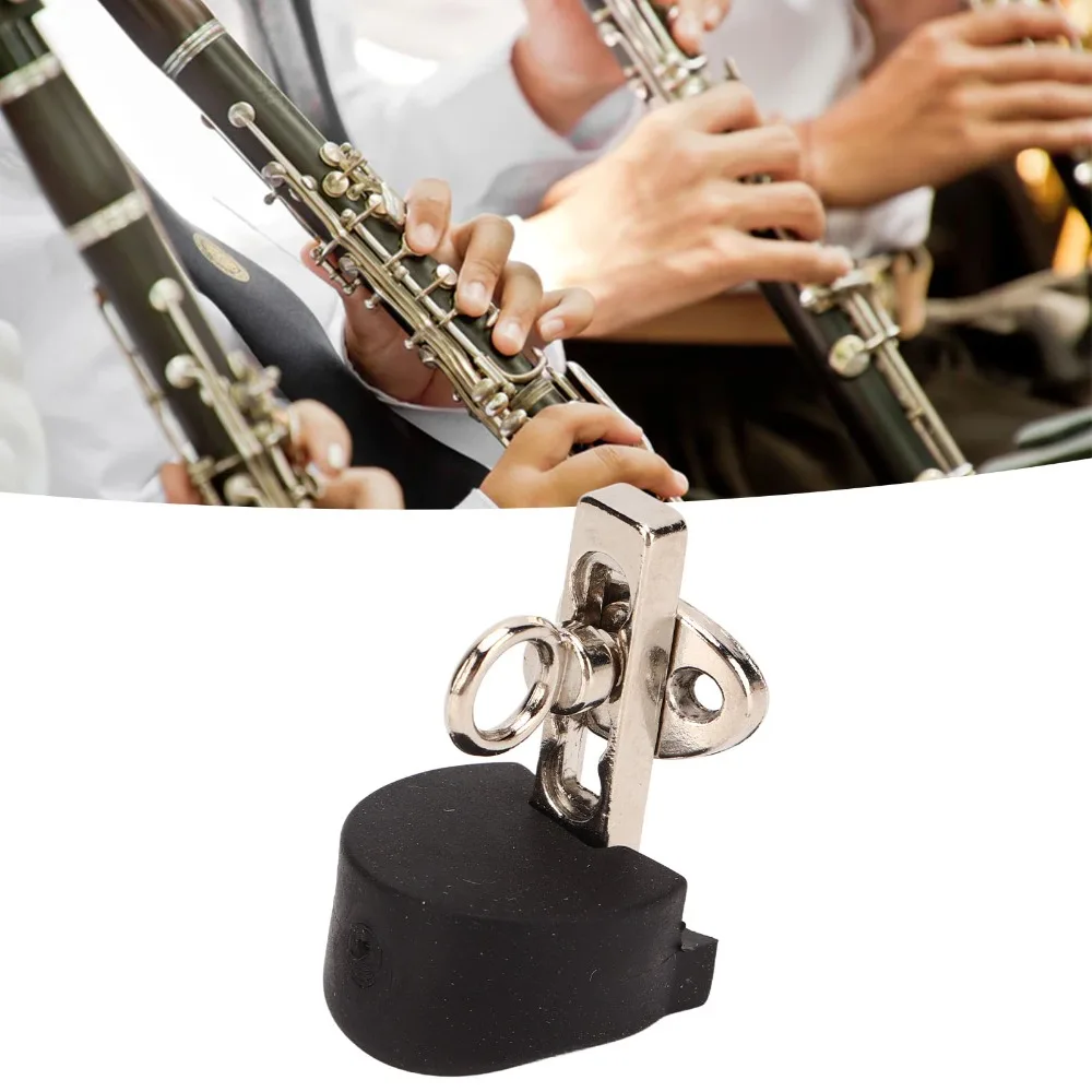 Reposa pulgar para clarinete de acero inoxidable con cojín de goma - imagen 4