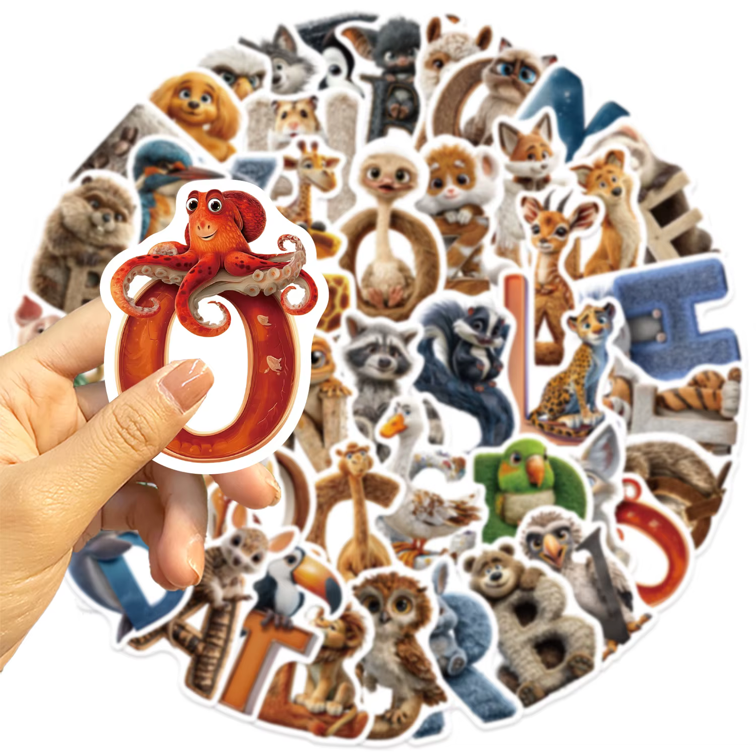 Pegatinas impermeables con diseño animal para Stickers - imagen 2