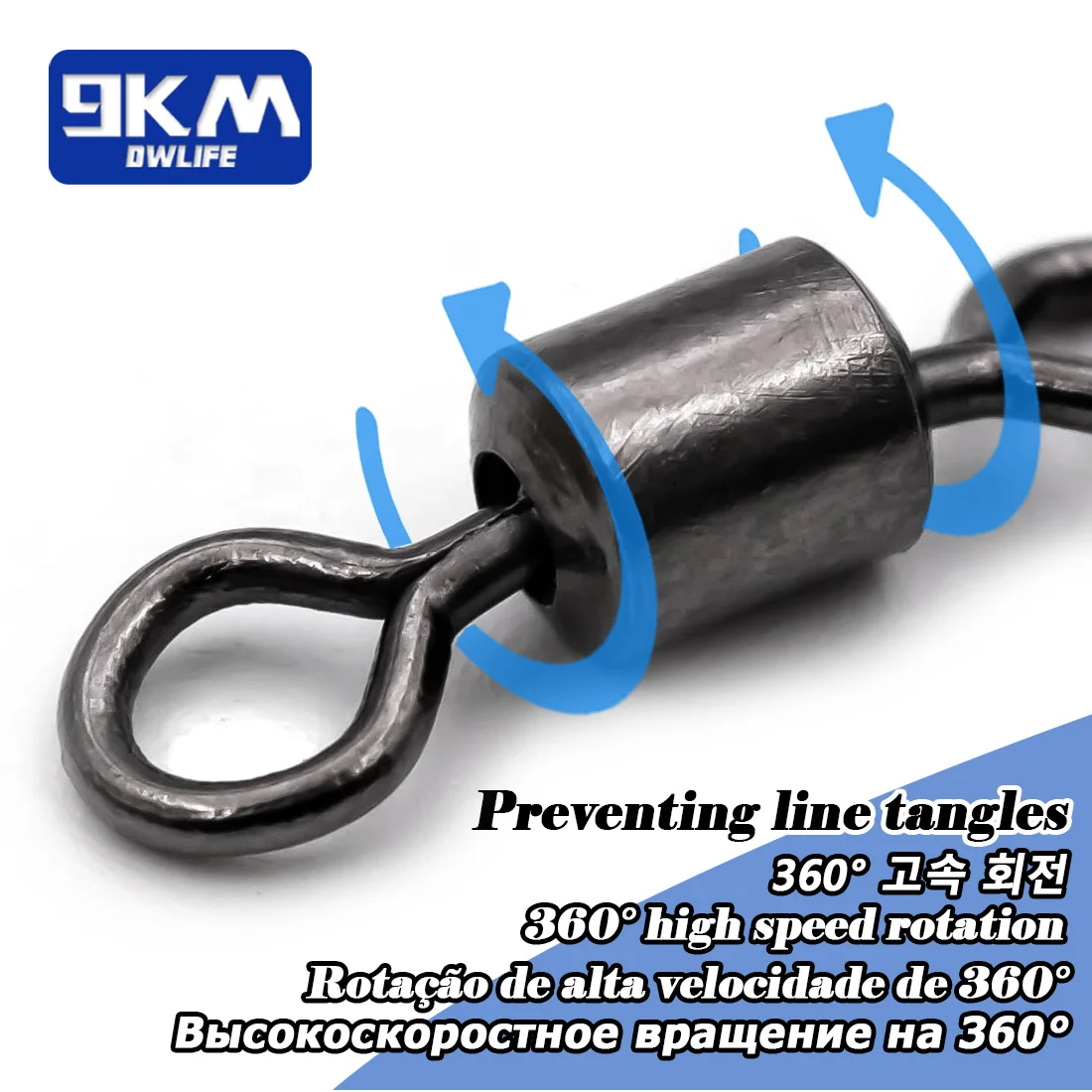 Giratorios italianos y clips Coastlock de cambio rápido para pesca - imagen 2