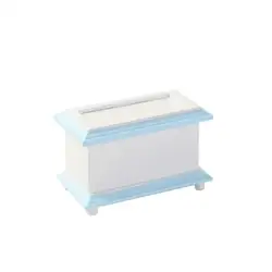 Caja trasera mini para casa de muñecas, decoración en miniatura