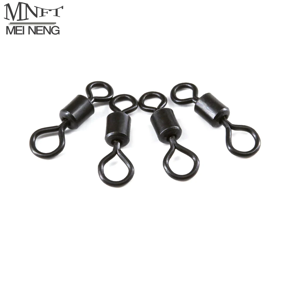 Giratorio Heli ojo grande negro mate de latón para montajes de carpa