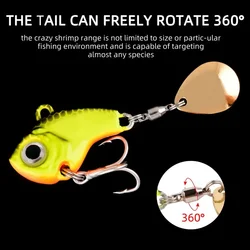 Metal Vib Micro Spinnerbait para bass y trucha – Hundimiento 5G/10G