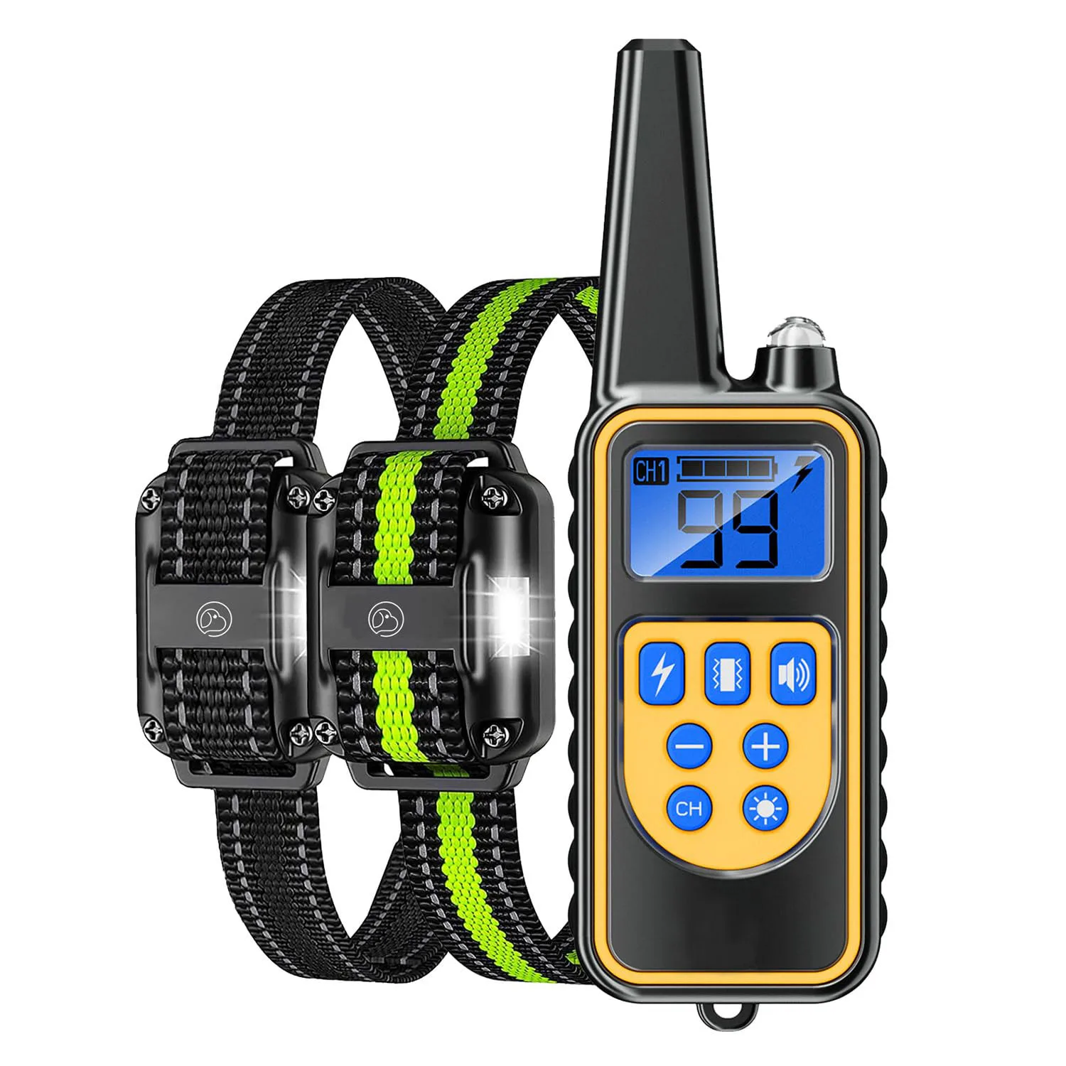 Collar de entrenamiento para perros impermeable con control remoto - imagen 2