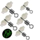 Conectores giratorios T brillantes con cuentas para jig - imagen 4
