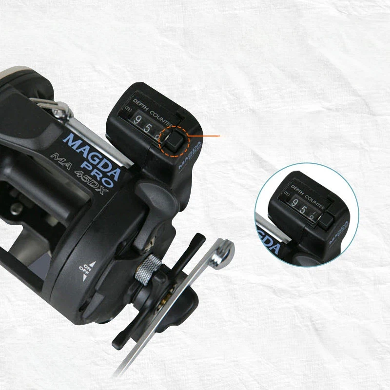Carrete Okuma 20D con contador digital de línea y lanzamiento largo - imagen 4
