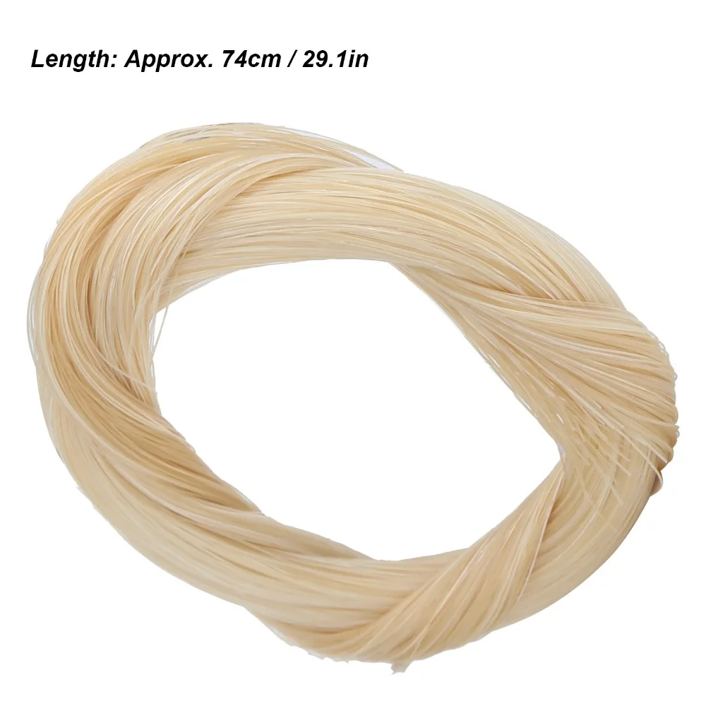 Lazos de pelo para violín duraderos blancos genuinos - imagen 4
