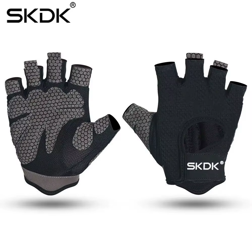 Guantes fingerless de pesca – Palma antideslizante absorbente - imagen 5