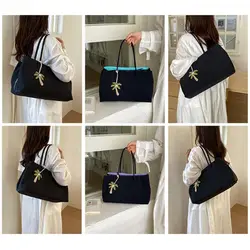 Tote impermeable de nailon gran capacidad para hombro y mano