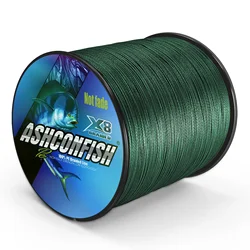 Ashconfish X8 línea trenzada multifilamento 8 hebras