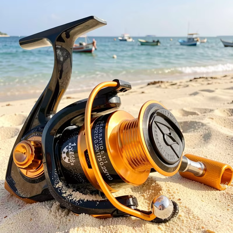 Carrete Spinning Baitrunner 8+1 Rodamientos 5.2:1 Agua Salada - imagen 5