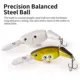 Hanlin Wobbler Minnow flotante para lucio y lubina, crankbait - imagen 5