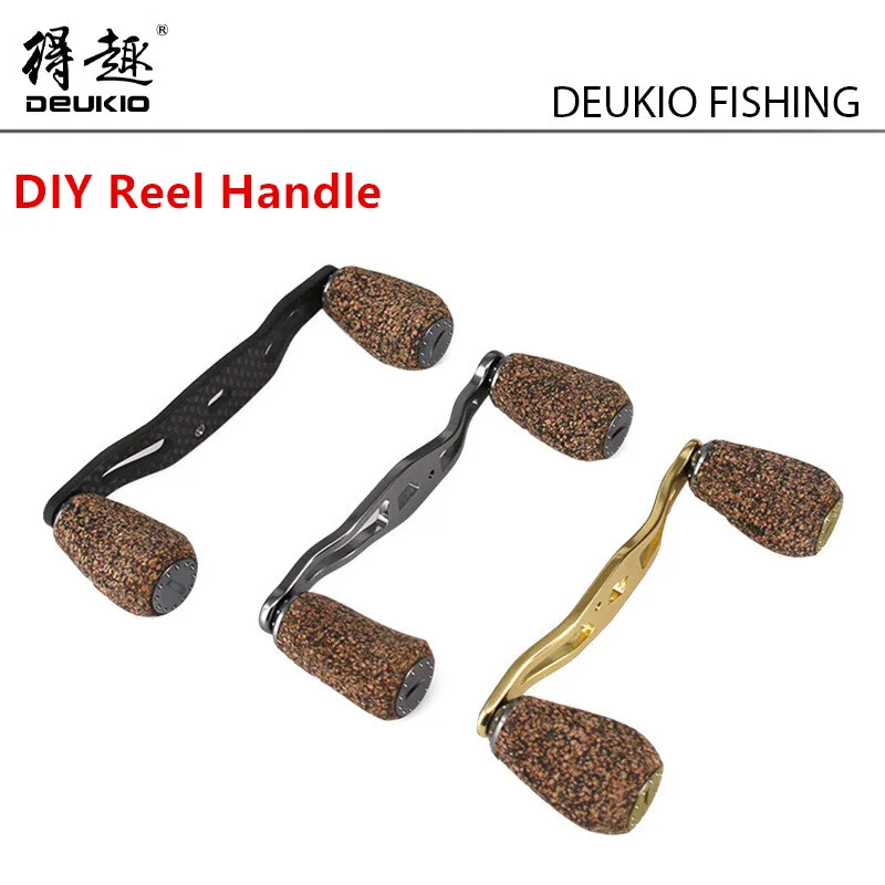 Mango carrete baitcasting DSA – Fibra de carbono y madera - imagen 4