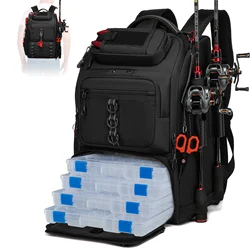 Mochila de Pesca Multifunción para Aparejos