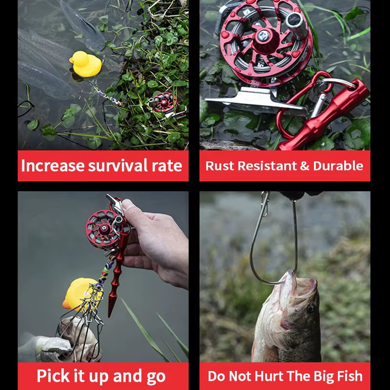 Cinturón de pesca con cable de acero inoxidable y hebilla de seguridad - imagen 2
