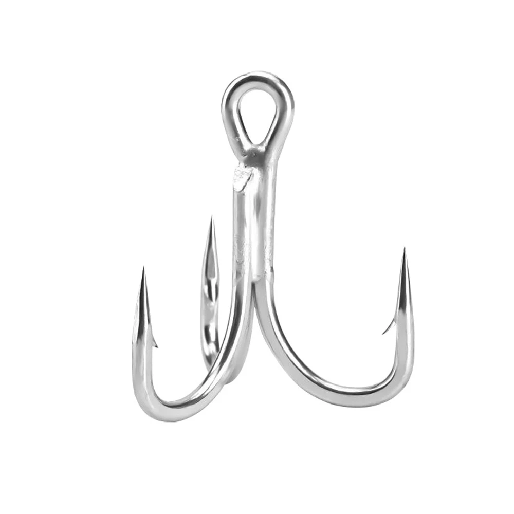 Anzuelos triples marinos de acero carbono alto – para pesca - imagen 4