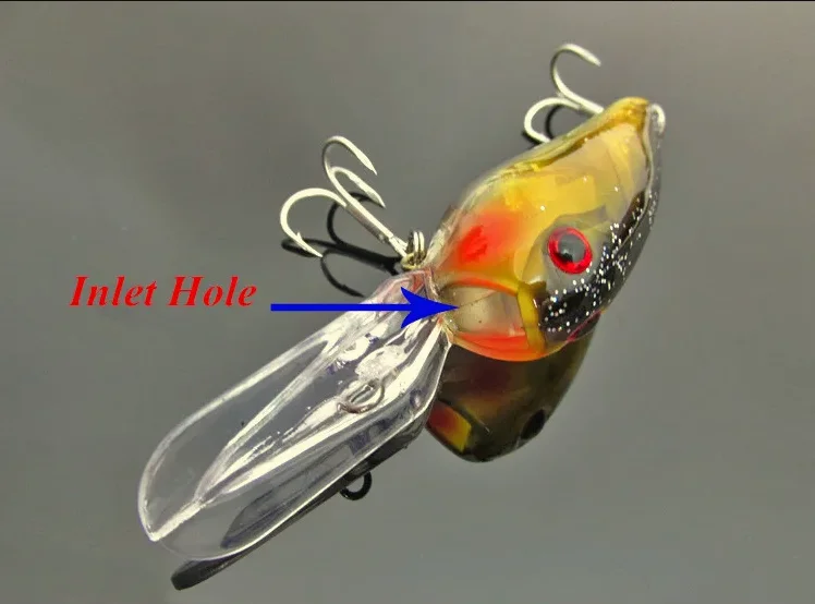 Crankbait minnow con rueda de agua y lengüeta