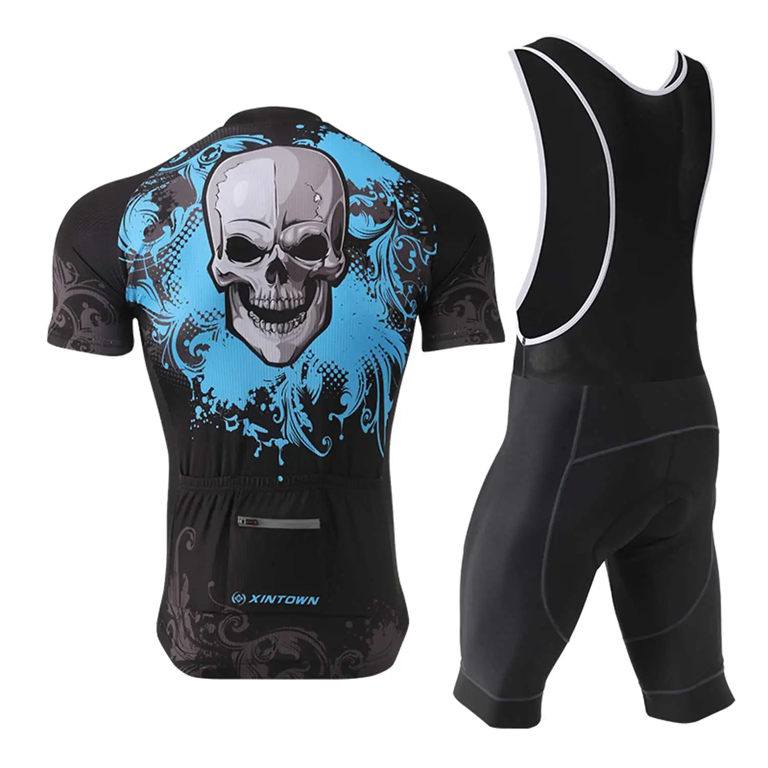 Conjunto de ciclismo hombre con cremallera y badana profesional - imagen 3