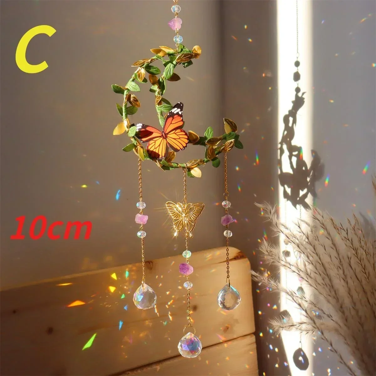 Prisma de diamante y colgante decorativo