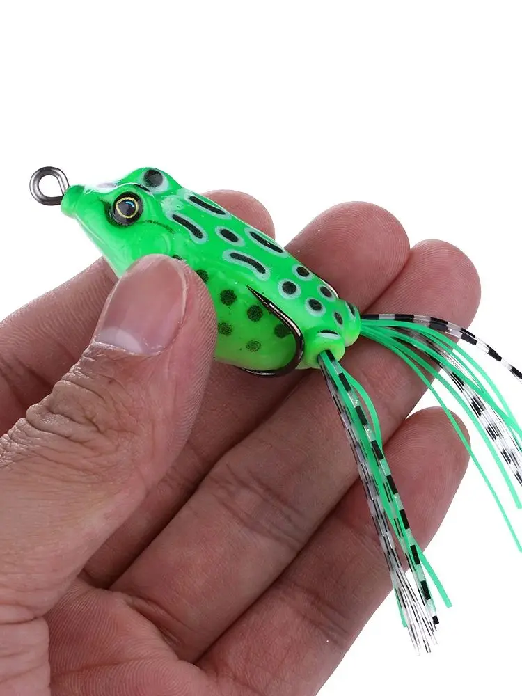 Perfil del señuelo mostrando el diseño tipo Thunder Frog
