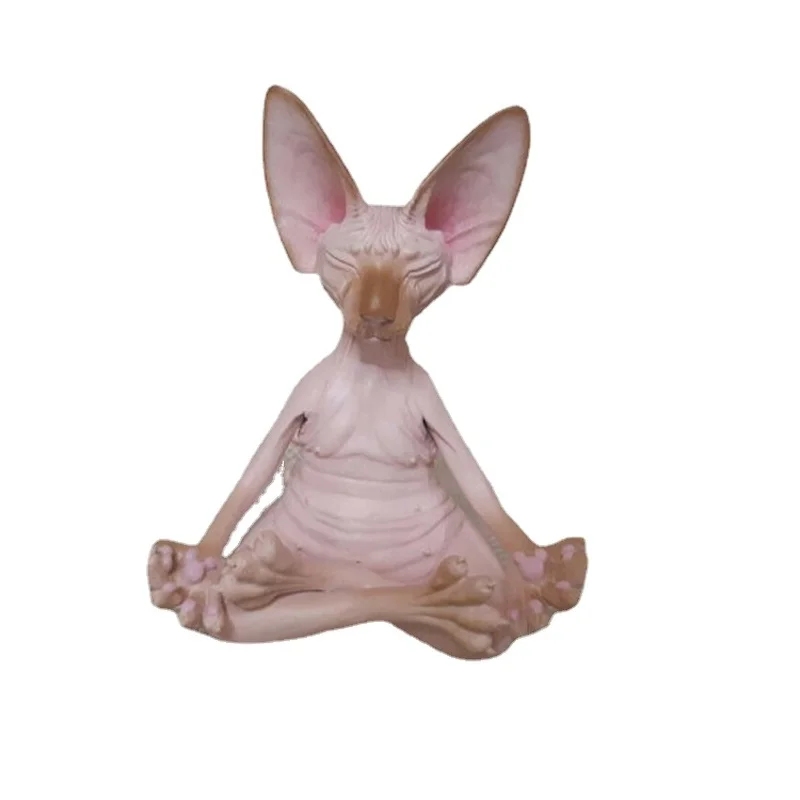 Figura Buda Gato Esfinge – Regalo Original para Pescador - imagen 5