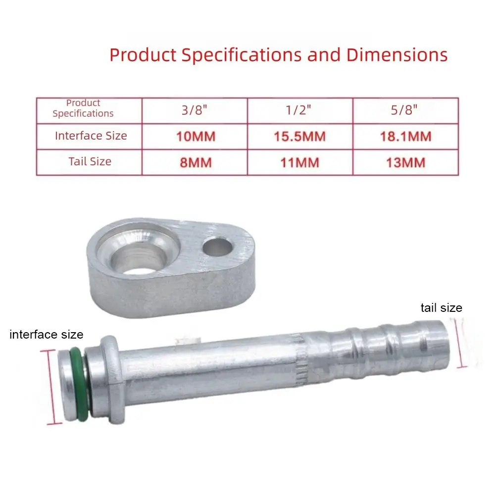 Conector manguera aire acondicionado aluminio ecológico - imagen 5